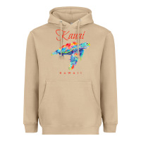 Mushroom kauai hawaii watercolor sea turtle souvenir Heavyweight Hoodie - longCreatives