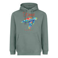 Sage kauai hawaii watercolor sea turtle souvenir Heavyweight Hoodie - longCreatives