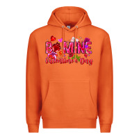 Carrot Be Mine Valentines Day Premium Hoodie - CowhideDigitalArt