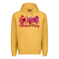 Mustard Be Mine Valentines Day Premium Hoodie - CowhideDigitalArt