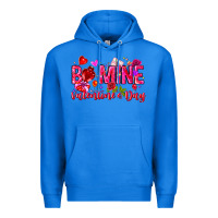 True Royal Be Mine Valentines Day Premium Hoodie - CowhideDigitalArt