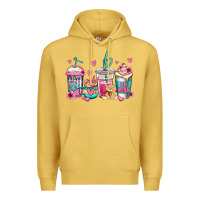 Antique Gold valentines day coffee Premium Hoodie - Jasminsmagicworld