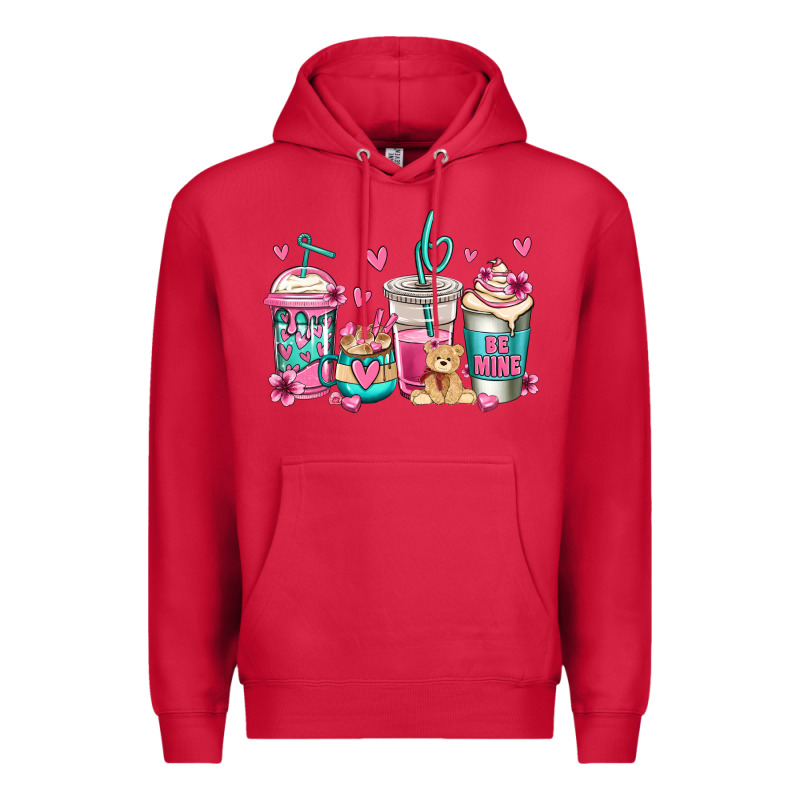 Valentines Day Coffee Premium Hoodie by Jasminsmagicworld | Teevron