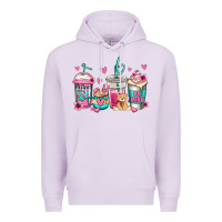 Lilac valentines day coffee Premium Hoodie - Jasminsmagicworld