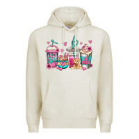 Oatmeal Heather valentines day coffee Premium Hoodie - Jasminsmagicworld