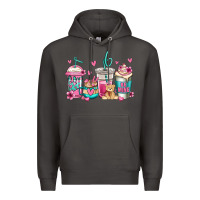 Smoke valentines day coffee Premium Hoodie - Jasminsmagicworld