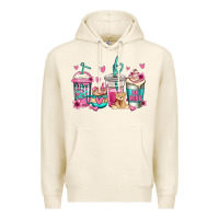 Tofu valentines day coffee Premium Hoodie - Jasminsmagicworld