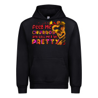 Foreset Green feed me churros and tell me i am pretty Urban Hoodie - AdoDesignShop