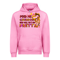 Fuchsia Pink feed me churros and tell me i am pretty Urban Hoodie - AdoDesignShop