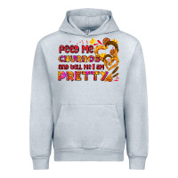 Heather Grey feed me churros and tell me i am pretty Urban Hoodie - AdoDesignShop