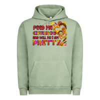 Pigment Oil Green feed me churros and tell me i am pretty Urban Hoodie - AdoDesignShop