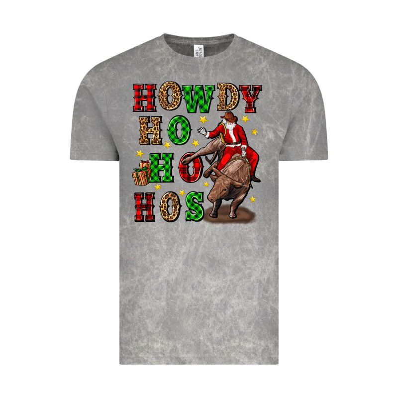 Howdy Ho Ho Hos Christmas Vintage Tee by CowGirlArtShop | Teevron