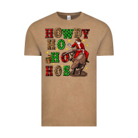 Vintage Coffee howdy ho ho hos christmas Vintage Tee - CowGirlArtShop