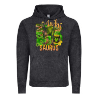 Vintage Black St. Patrick's day lucky Saurus Vintage Hoodie - HowdyJamesFarm