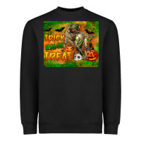 Black Trick Rawr Treat Heavyweight Sweatshirt - LillyAllenDesigns