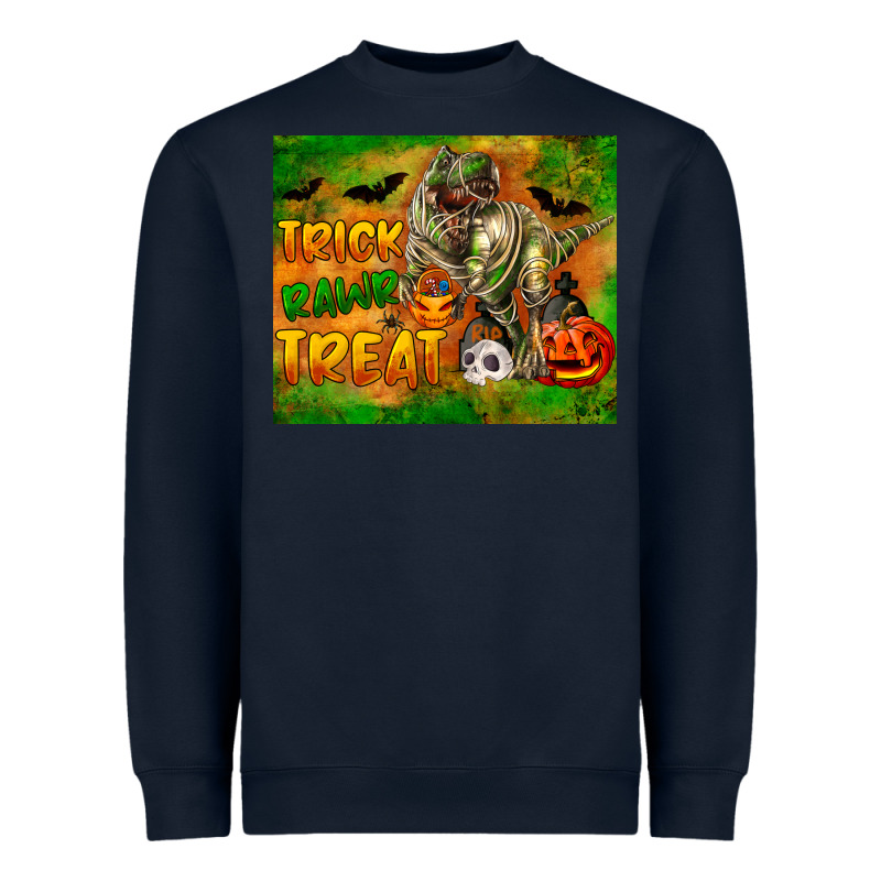 Trick Rawr Treat Heavyweight Sweatshirt by LillyAllenDesigns | Teevron