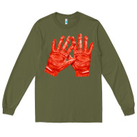 Army Green receiver gloves fa element 1 Long Sleeve Tee - FaDigitalArtStudio