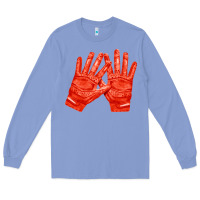 Colony Blue receiver gloves fa element 1 Long Sleeve Tee - FaDigitalArtStudio