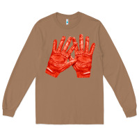 Toasted Coconut receiver gloves fa element 1 Long Sleeve Tee - FaDigitalArtStudio