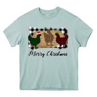 Arona Merry Christmas Chickens Heavy Core Tee - Bettercallsaul