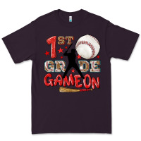 Plum back to school 1st baseball game on Premium Tee - NancyCooperArtShop