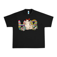 Black Hop rabbit Easter Day Urban Heavy Tee - HowdyJamesFarm