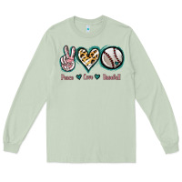Matcha Peace Love Baseball Long Sleeve Tee - Jasminsmagicworld