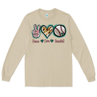 Mushroom Peace Love Baseball Long Sleeve Tee - Jasminsmagicworld