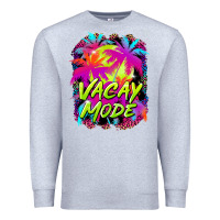 Heather Grey vacay mode Premium Sweatshirt - BarkalooDesign