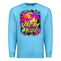 Ocean Blue vacay mode Premium Sweatshirt - BarkalooDesign