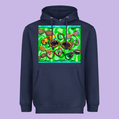 Sunglasses Heavyweight Hoodie Designed By Barkaloodesign