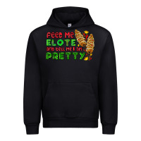 Black feed me elote and tell me i am pretty Urban Hoodie - AdoDesignShop