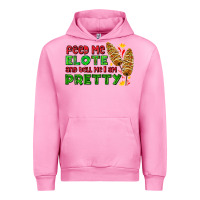 Fuchsia Pink feed me elote and tell me i am pretty Urban Hoodie - AdoDesignShop