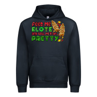 Navy feed me elote and tell me i am pretty Urban Hoodie - AdoDesignShop