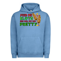 Pigment Pebble Blue feed me elote and tell me i am pretty Urban Hoodie - AdoDesignShop