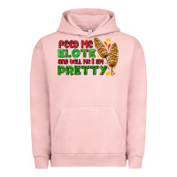 Pigment Salmon feed me elote and tell me i am pretty Urban Hoodie - AdoDesignShop
