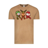 Vintage Camel christmas reindeer polar bear snowman Vintage Tee - CowGirlArtShop
