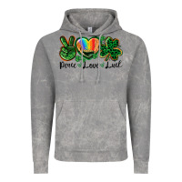 Cloud Rock Peace love St. Patrick's Day Vintage Hoodie - CowGirlArtShop