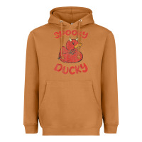 Meerkat spooky devil rubber duck halloween Heavyweight Hoodie - longCreatives