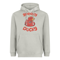 Moon Dust spooky devil rubber duck halloween Heavyweight Hoodie - longCreatives