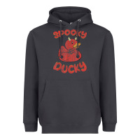 Smoke spooky devil rubber duck halloween Heavyweight Hoodie - longCreatives