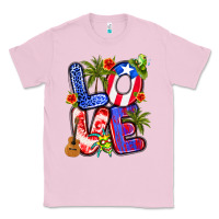 Bubblegum Pink puerto rico love Classic Tee - Artiststas