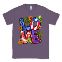 Lavender puerto rico love Classic Tee - Artiststas