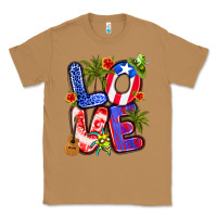 Toasted Coconut puerto rico love Classic Tee - Artiststas