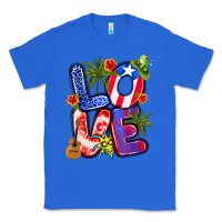 True Royal puerto rico love Classic Tee - Artiststas