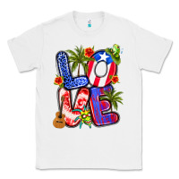 White puerto rico love Classic Tee - Artiststas