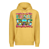 Antique Gold captain of the struggle bus bus Premium Hoodie - CowhideDigitalArt