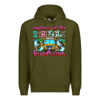 Army Green captain of the struggle bus bus Premium Hoodie - CowhideDigitalArt