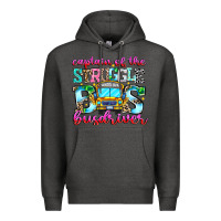 Charcoal Heather captain of the struggle bus bus Premium Hoodie - CowhideDigitalArt