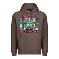 Coffee captain of the struggle bus bus Premium Hoodie - CowhideDigitalArt